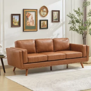 Vegan Sofa Tamu 3 Seater Minimalis