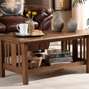 Axlin Meja Tamu Kayu Jati Minimalis