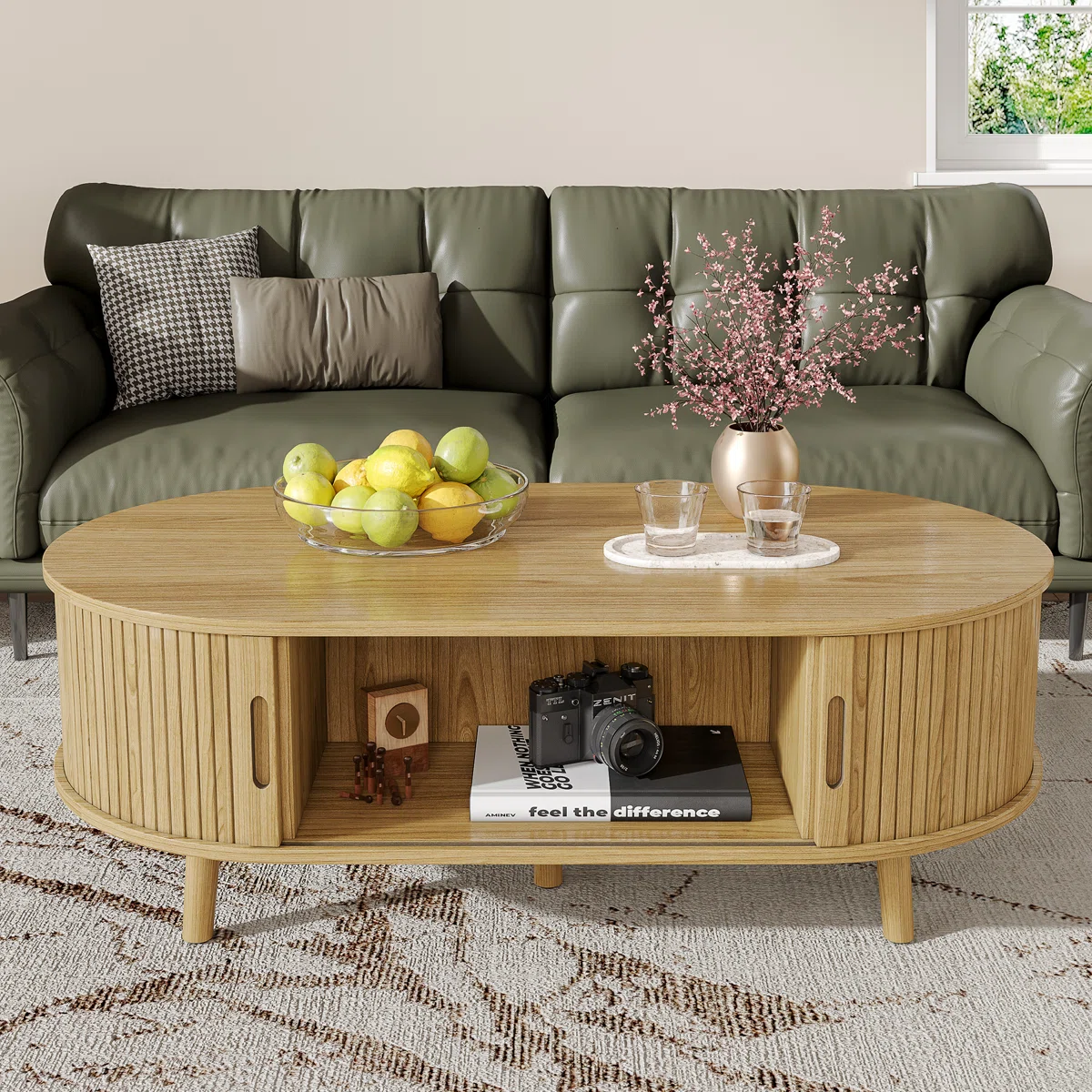 Meja Tamu Kayu Jati Minimalis