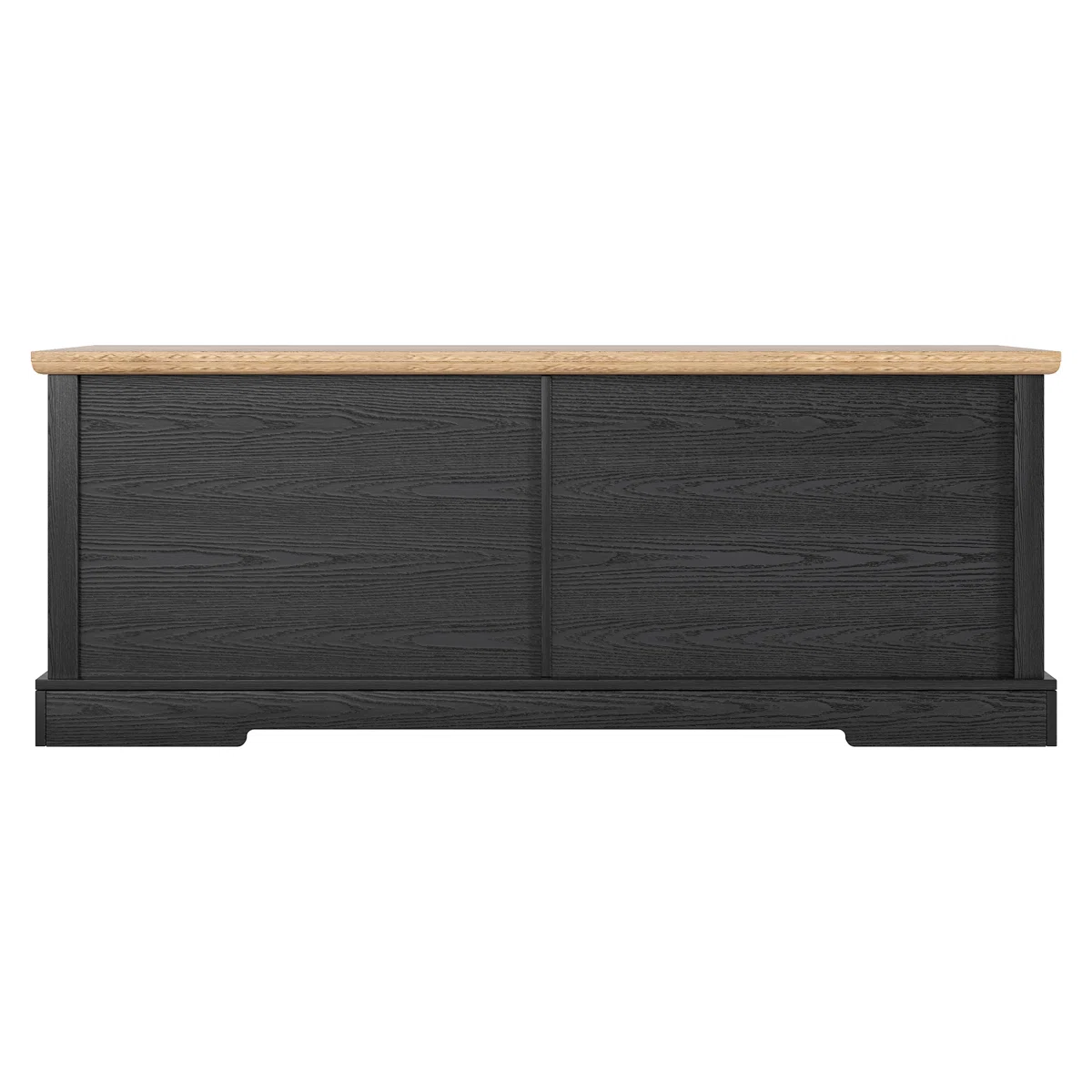 Meja Tamu Kombinasi Duco Dan Natural Wood Minimalis