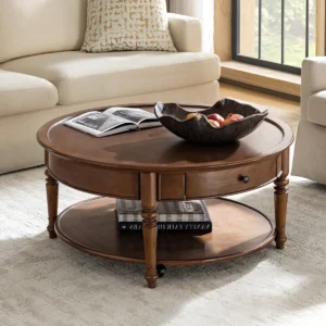 Nikolaus Meja Tamu Bundar Minimalis