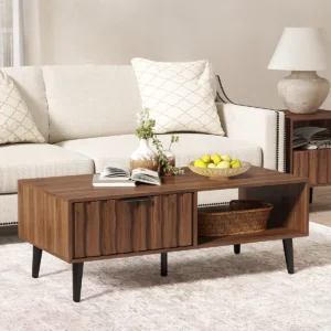 Oliver Meja Tamu Kayu Jati Minimalis